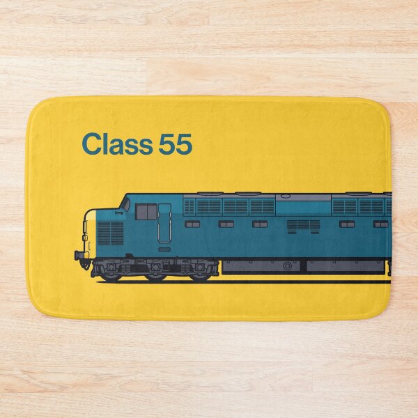 Item preview, Class 55 Diesel Train Side England BR Yellow designed and sold by VoodooCircus.