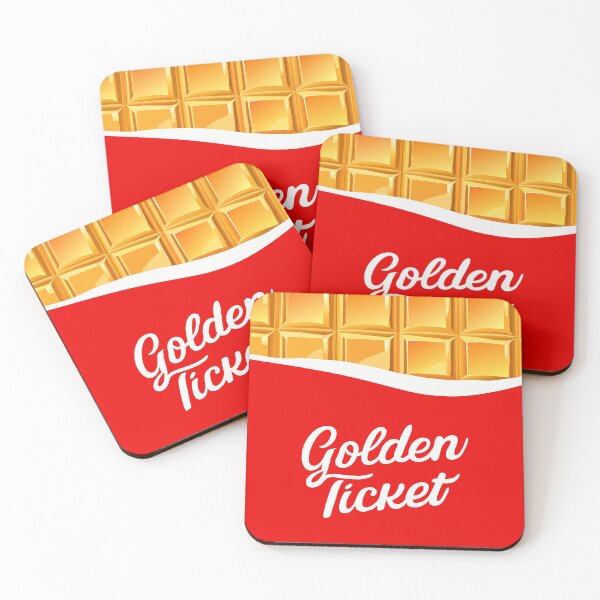 Item preview, Golden Ticket Chocolate designed and sold by Timegraf.