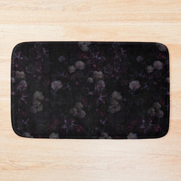 Item preview, Midsummer Night’s Dream – Muted Floral Noir  #DarkFloral #LowContrastDesign #Chiaroscuro #WearableArt designed and sold by ANTHROPOLESLEY.