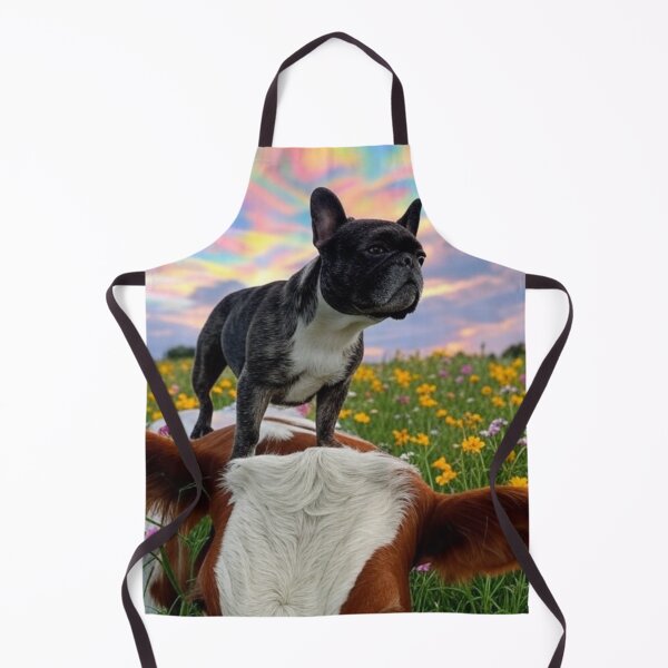 Item preview, French Bulldog and Cow 6 designed and sold by CozyManCreation.