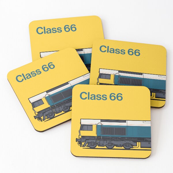 Item preview, Class 66 Train Side England UK BR Yellow designed and sold by VoodooCircus.