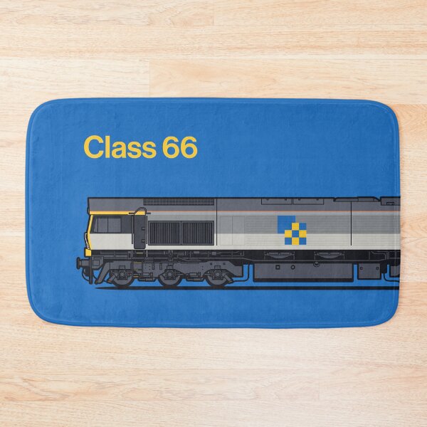 Item preview, Class 66 Freight Construction Blue Train Side England UK designed and sold by VoodooCircus.