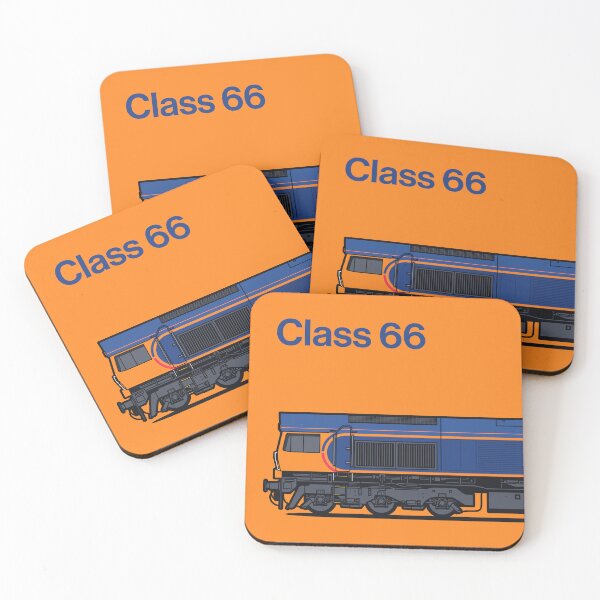 Item preview, Class 66 Train Side England UK Orange designed and sold by VoodooCircus.