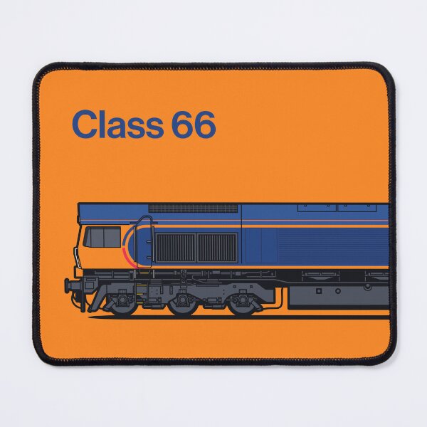 Item preview, Class 66 Train Side England UK Orange designed and sold by VoodooCircus.