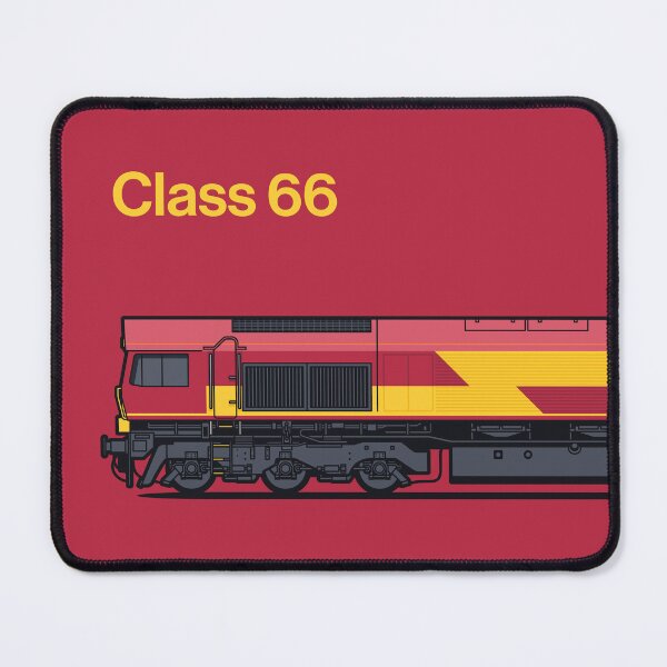Item preview, Class 66 Train Side England UK Red designed and sold by VoodooCircus.