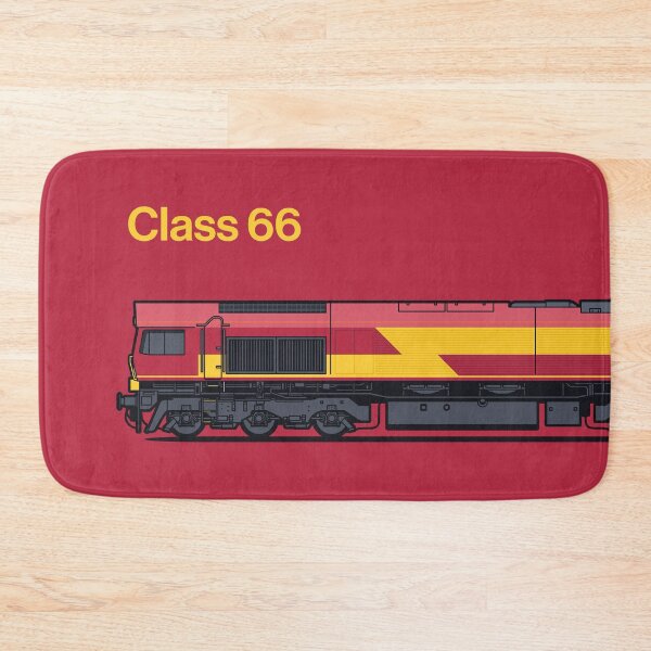 Item preview, Class 66 Train Side England UK Red designed and sold by VoodooCircus.