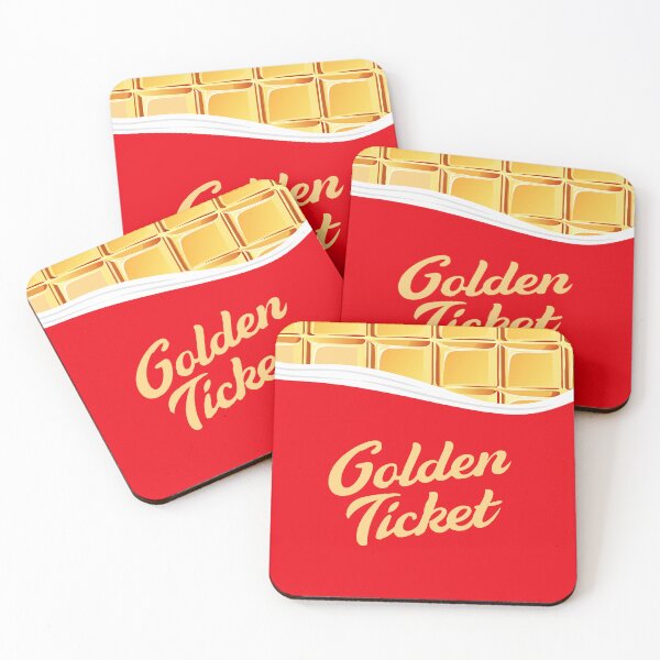 Item preview, Golden Ticket Chocolate designed and sold by Timegraf.