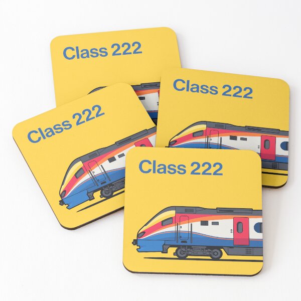 Item preview, Class 222 Yellow High Speed Train Side England designed and sold by VoodooCircus.