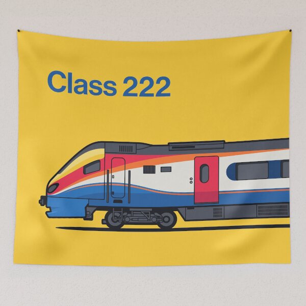 Item preview, Class 222 Yellow High Speed Train Side England designed and sold by VoodooCircus.