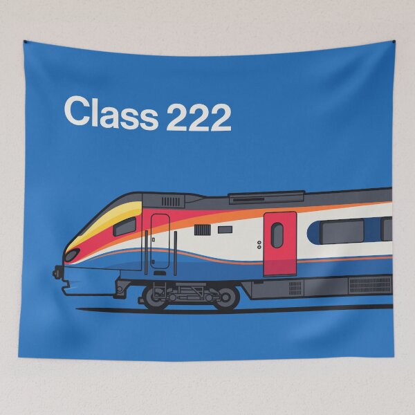 Item preview, Class 222 Blue High Speed Train Side England designed and sold by VoodooCircus.