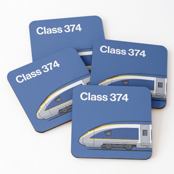 Item preview, Class 374 Yellow High Speed Train Side England designed and sold by VoodooCircus.