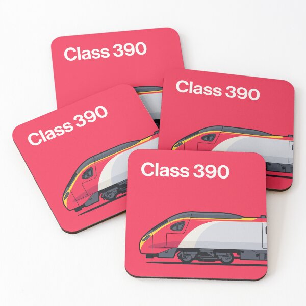 Item preview, Class 390 Red High Speed Train Side England designed and sold by VoodooCircus.