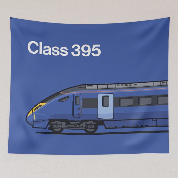 Item preview, Class 395 Blue High Speed Train Side England designed and sold by VoodooCircus.