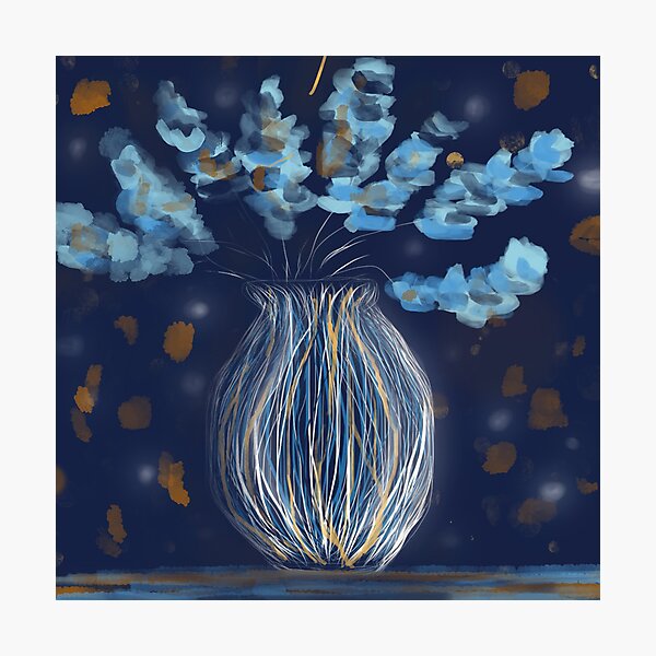Item preview, Blue Flowers designed and sold by Kaleigh’s Corner.