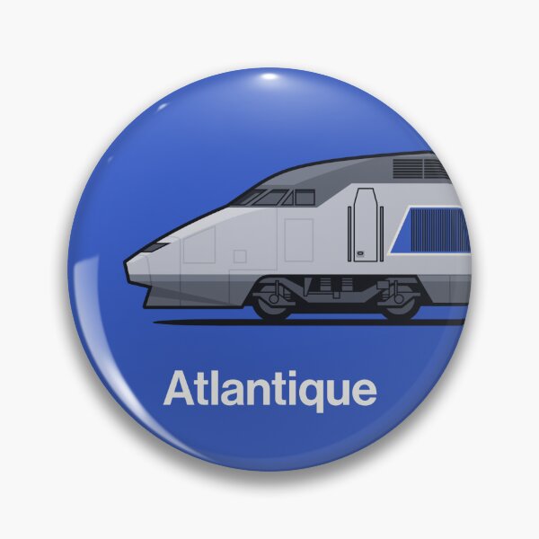 Item preview, Atlantique Blue High Speed Train Side France designed and sold by VoodooCircus.