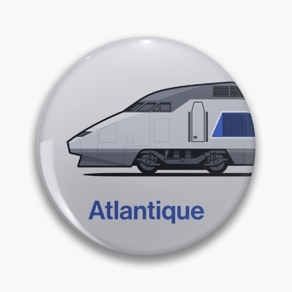 Item preview, Atlantique Grey High Speed Train Side France designed and sold by VoodooCircus.