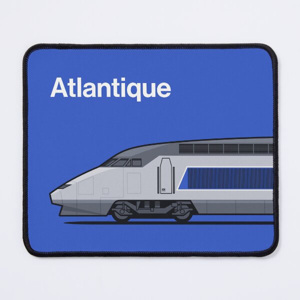 Item preview, Atlantique Blue High Speed Train Side France designed and sold by VoodooCircus.