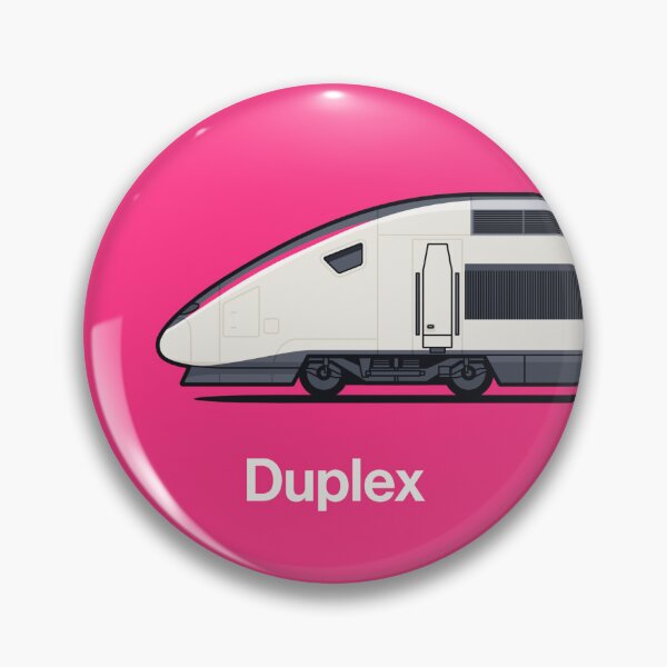 Item preview, Duplex Magenta High Speed Train Side France designed and sold by VoodooCircus.