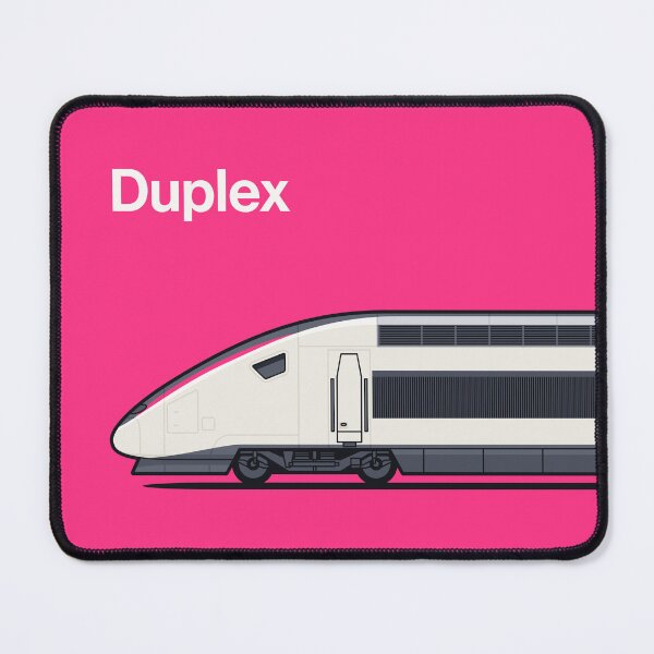 Item preview, Duplex Magenta High Speed Train Side France designed and sold by VoodooCircus.