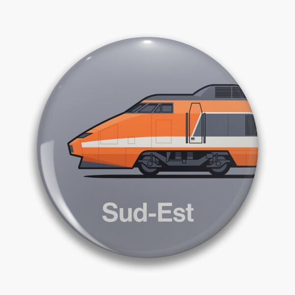 Aperçu de l'œuvre Profilé de train à grande vitesse Sud Est Gris créée et vendue par VoodooCircus.