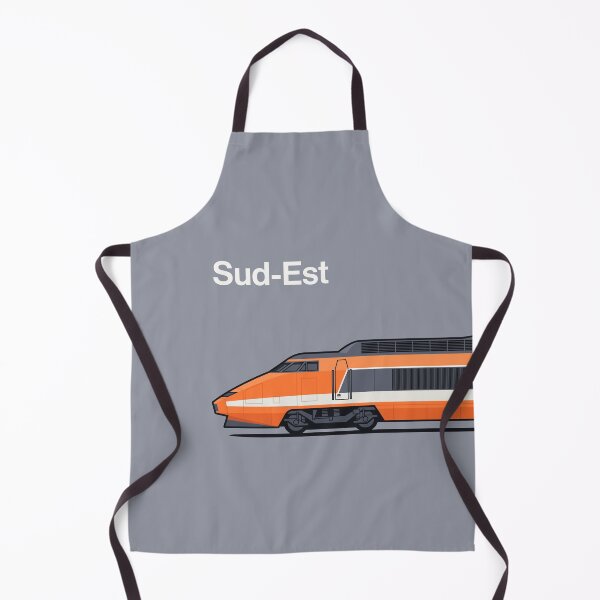 Item preview, Sud Est Grey High Speed Train Side France designed and sold by VoodooCircus.