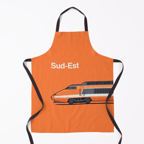 Item preview, Sud Est Orange High Speed Train Side France designed and sold by VoodooCircus.