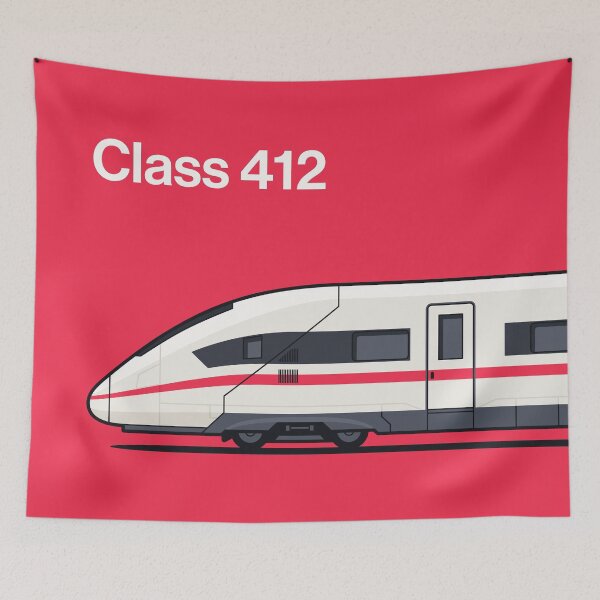 Item preview, Class 412 High Speed Train Side Germany designed and sold by VoodooCircus.