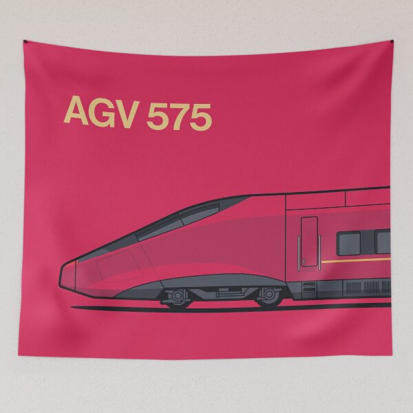 Item preview, AGV 575 High Speed Train Side Italy designed and sold by VoodooCircus.