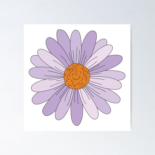 Item preview, Cute Purple Flower Design designed and sold by HalkaCreative.