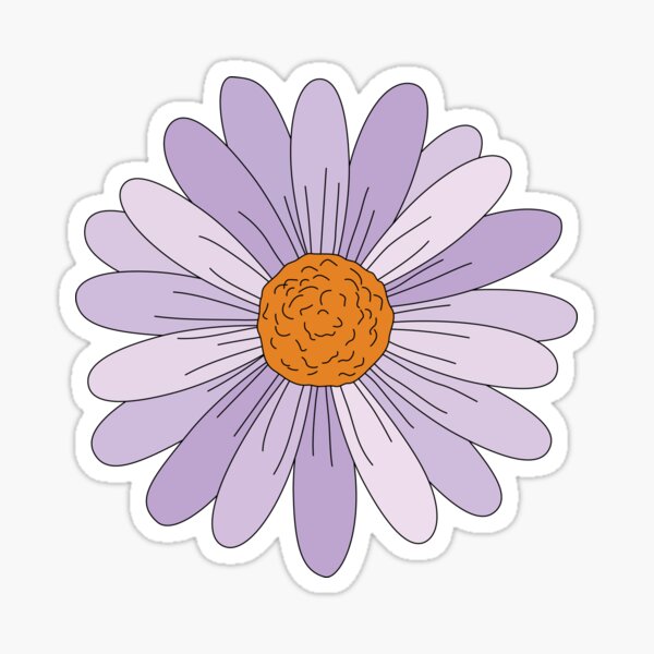 Item preview, Cute Purple Flower Design designed and sold by HalkaCreative.