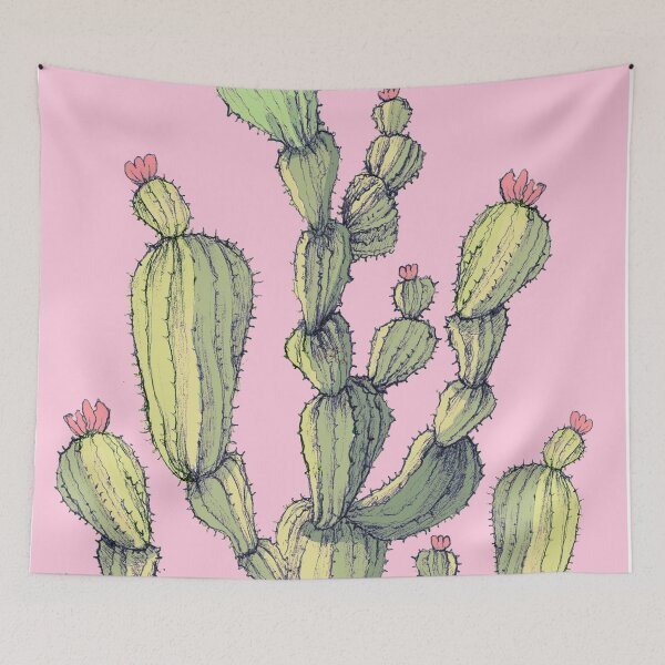 Item preview, Cactus on pink designed and sold by franciscomff.