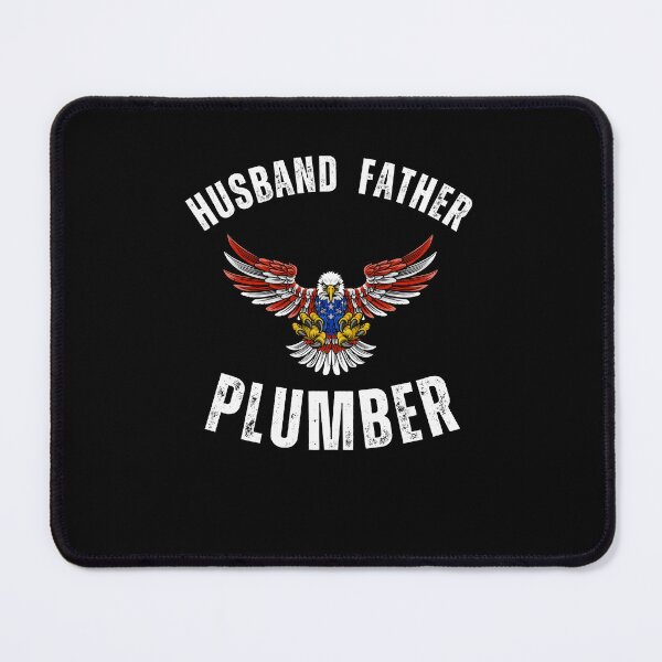 Item preview, Husband Father Plumber blue collar eagle Patriotic American designed and sold by snowry.