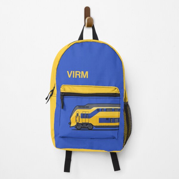Item preview, VIRM Blue Double Decker Train Side Netherlands designed and sold by VoodooCircus.