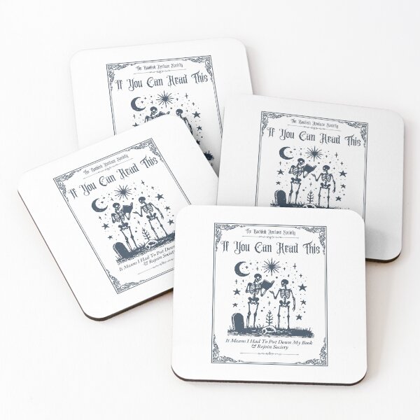 Item preview, Bookish Recluse Skeleton Tarot Art - Funny Bibliophile Design designed and sold by amandaline.