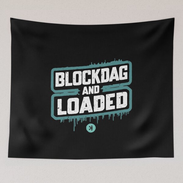 Item preview, Kaspa Bulls Ride the Crypto Market to the Moon designed and sold by RadDeck.