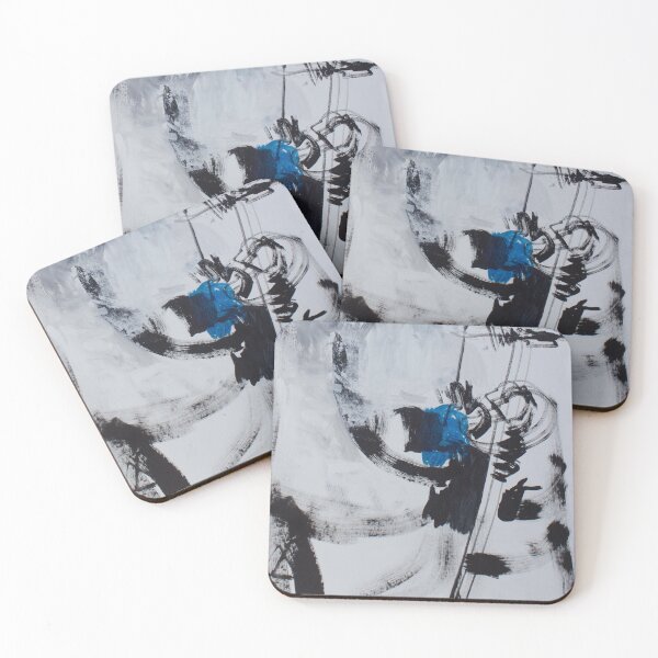 Item preview, Black, blue, and white designed and sold by Larroulet art .