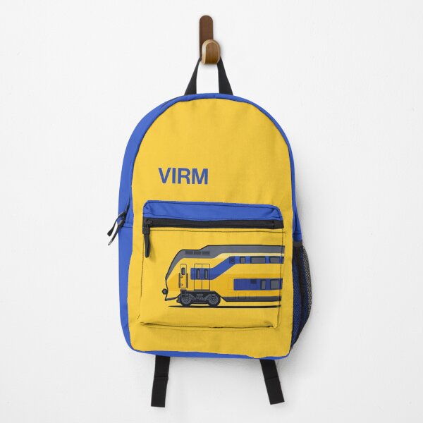 Item preview, VIRM Yellow Double Decker Train Side Netherlands designed and sold by VoodooCircus.