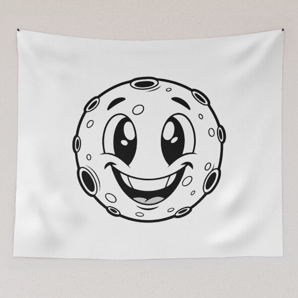 Item preview, Cartoon Moon Dreamy Night designed and sold by Timegraf.