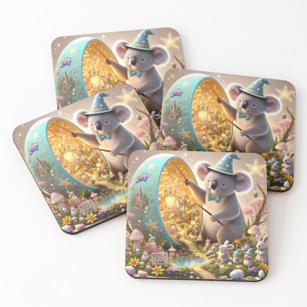 Item preview, Koala Magical Easter Wonderland with Bunnies designed and sold by Koalangel.