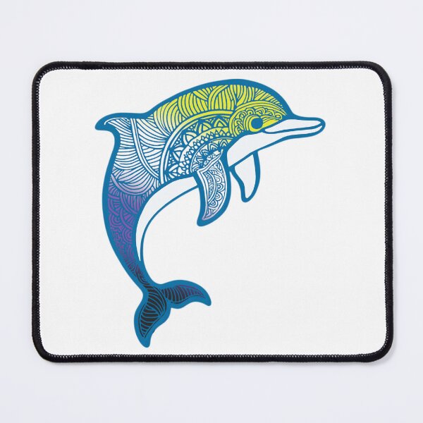 Item preview, Nonbinary Pride Mandala Dolphin  designed and sold by Travelslightly.
