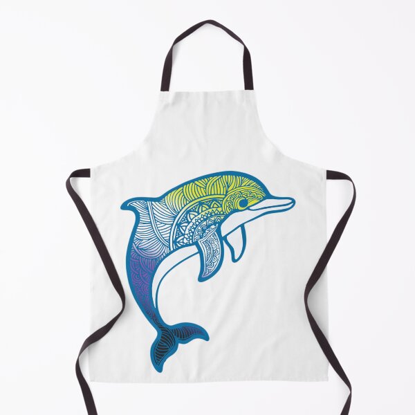 Item preview, Nonbinary Pride Mandala Dolphin  designed and sold by Travelslightly.
