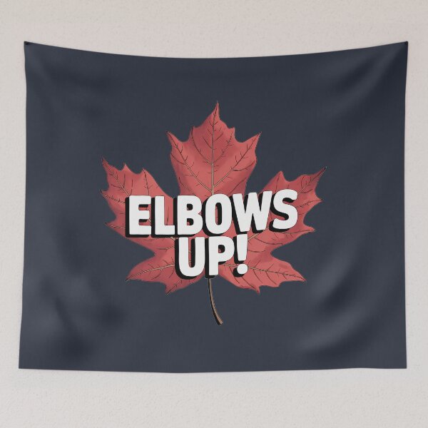 Item preview, Elbows Up – Stand Strong, Canada! designed and sold by Orca Chuckle Studios.