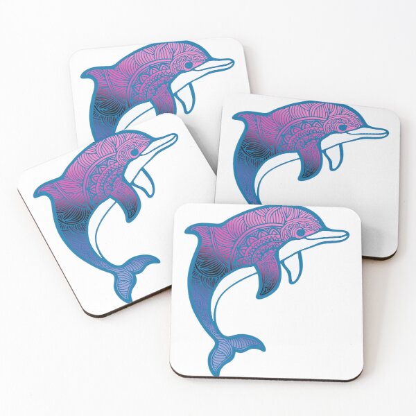 Item preview, Omnisexual Pride Mandala Dolphin  designed and sold by Travelslightly.