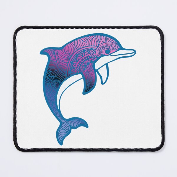 Item preview, Omnisexual Pride Mandala Dolphin designed and sold by Travelslightly.