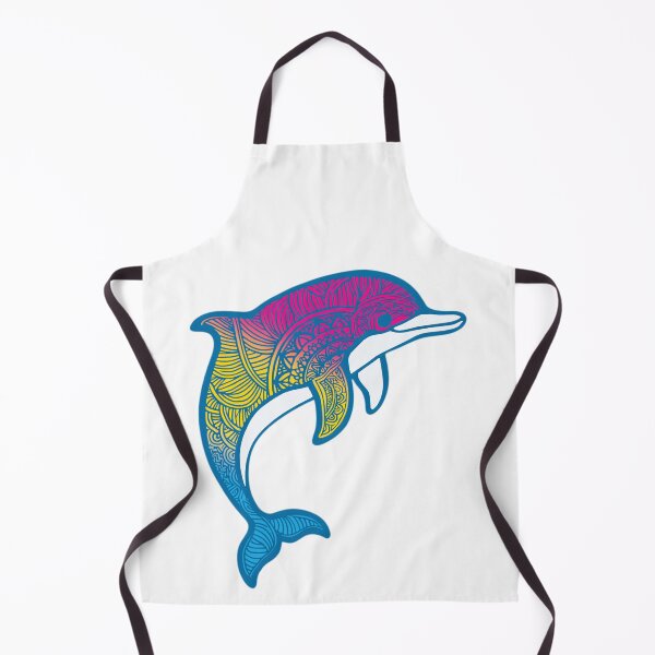 Item preview, Pansexual Pride Mandala Dolphin  designed and sold by Travelslightly.
