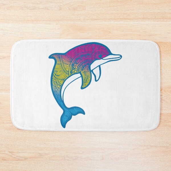 Item preview, Pansexual Pride Mandala Dolphin  designed and sold by Travelslightly.