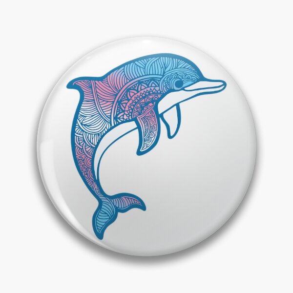 Item preview, Transgender Pride Mandala Dolphin  designed and sold by Travelslightly.
