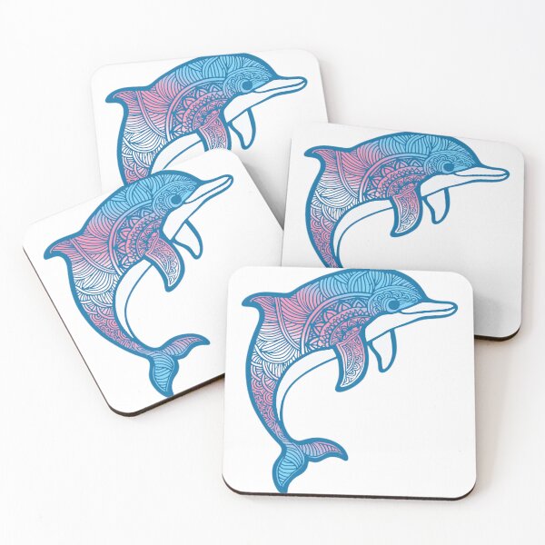 Item preview, Transgender Pride Mandala Dolphin  designed and sold by Travelslightly.