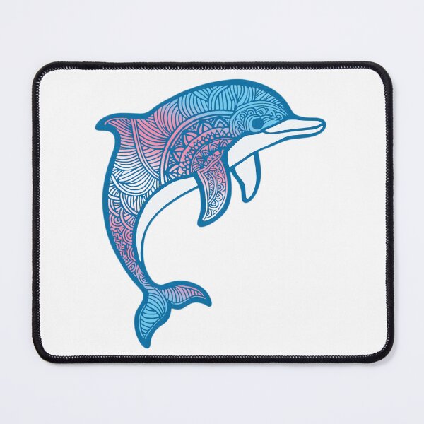 Item preview, Transgender Pride Mandala Dolphin designed and sold by Travelslightly.