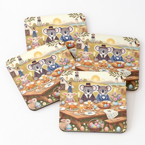 Item preview, Easter Celebration with Koalas and Family Feast designed and sold by Koalangel.